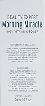 Vitamin C Face Serum - Lambre Beauty Expert Morning Miracle 100% Vitamiv C Power — photo N3