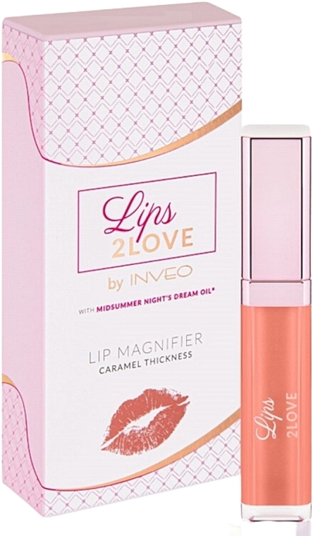 Lip Balm - Inveo Lips 2 Love Lip Magnifier Caramel Thickness — photo N1