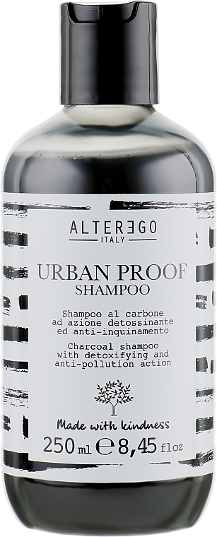 Charcoal Shampoo for All Hair Types - Alter Ego Urban Proof Shampoo — photo N1