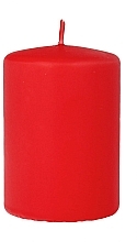 Fragrances, Perfumes, Cosmetics Decorative Candle, 7x10 cm, red - Artman Classic