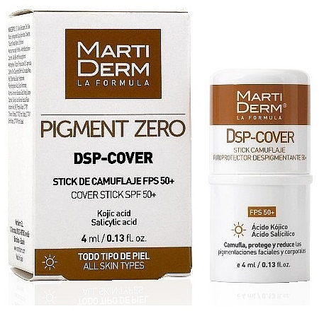 Pigmentation Corrector - Martiderm Cover DSP Stick Camouflage & Protection SPF 50+ — photo N5