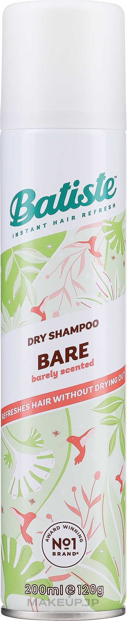 Dry Shampoo - Batiste Dry Shampoo Natural & Light Bare — photo 200 ml