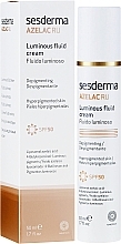 Fragrances, Perfumes, Cosmetics Depigmenting Facial Fluid Cream - SesDerma Laboratories Azelac Luminous Fluid Cream