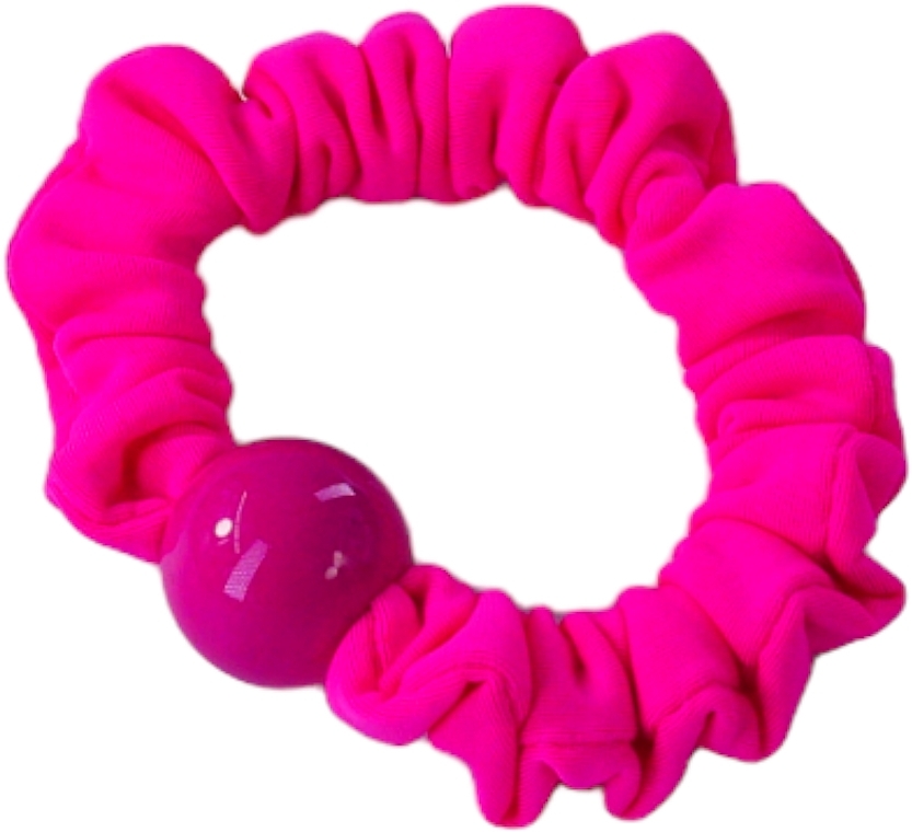 Hair Tie with Bead, fuchsia - Lolita Accessories — photo N1