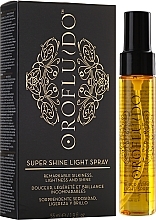 Fragrances, Perfumes, Cosmetics Hair Spray "Instant Shine" - Orofluido Super Shine Light Spray