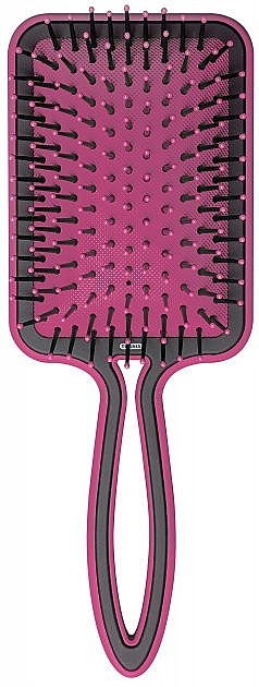 Rectangular Massage Hair Brush, pink - Titania — photo N1