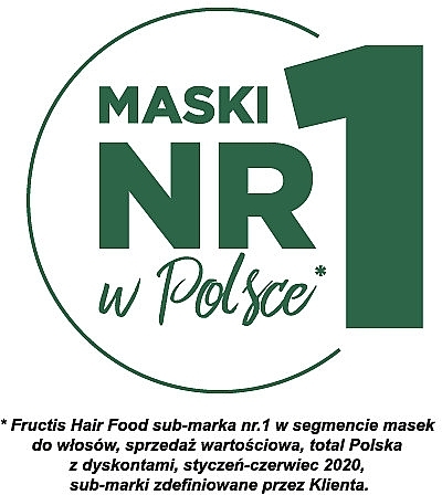 Regenerating Mask for Damaged Hair - Garnier Fructis Hair Food Papaya — photo N4