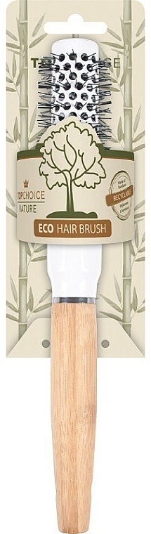 Hair Styling Brush, 25 mm - Top Choice Eco Bamboo — photo N1