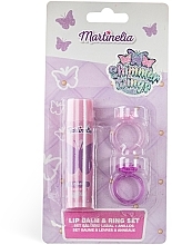 Martinelia Shimmer Wings Lip Balm & Ring Set (lip/balm/4g + ring/2pcs) - Beauty Set — photo N2