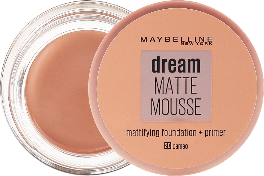 Foundation Mousse - Maybelline Dream Matte Mousse Foundation — photo N1