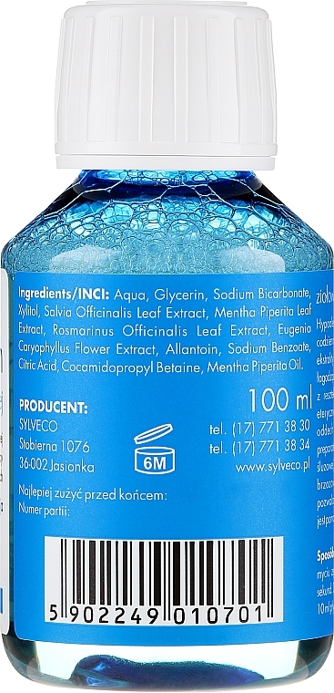 Mouthwash - Sylveco Herbal Mouthwash (mini size) — photo N2