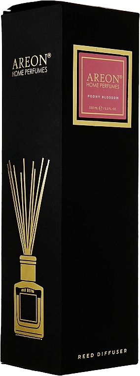 Premium Peony Fragrance Diffuser, PSB08 - Areon Home Perfume Peony Blossom Reed Diffuser — photo N2