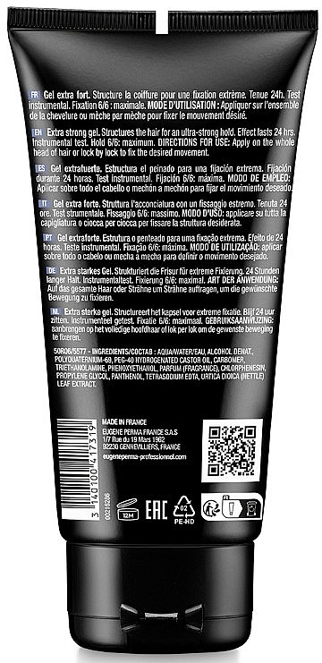 Extra Strong Hair Gel - Eugene Perma Artiste Xtra Strong Gel — photo N2