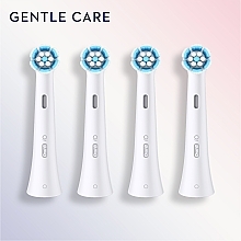 Electric Toothbrush Heads, white, 4 pcs - Oral-B iO Gentle Care — photo N10