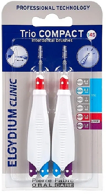 Mixed Interdental Brush - Elgydium Clinic Brushes Trio Compact Mixed Wide — photo N2