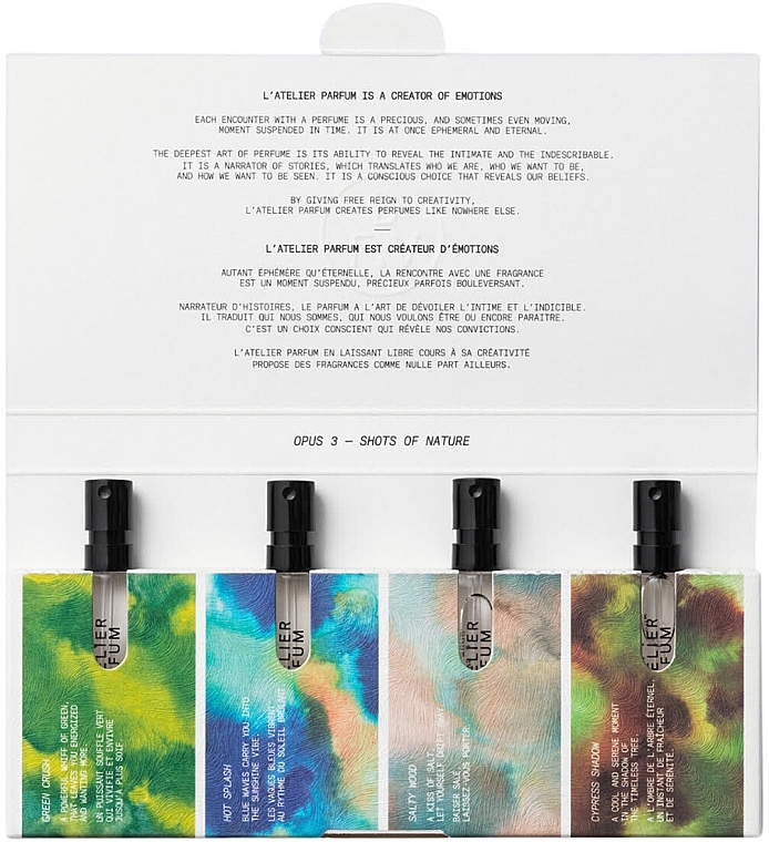 L'Atelier Parfum Opus 3 Sample Box - Set (edp/4x2ml) — photo N1