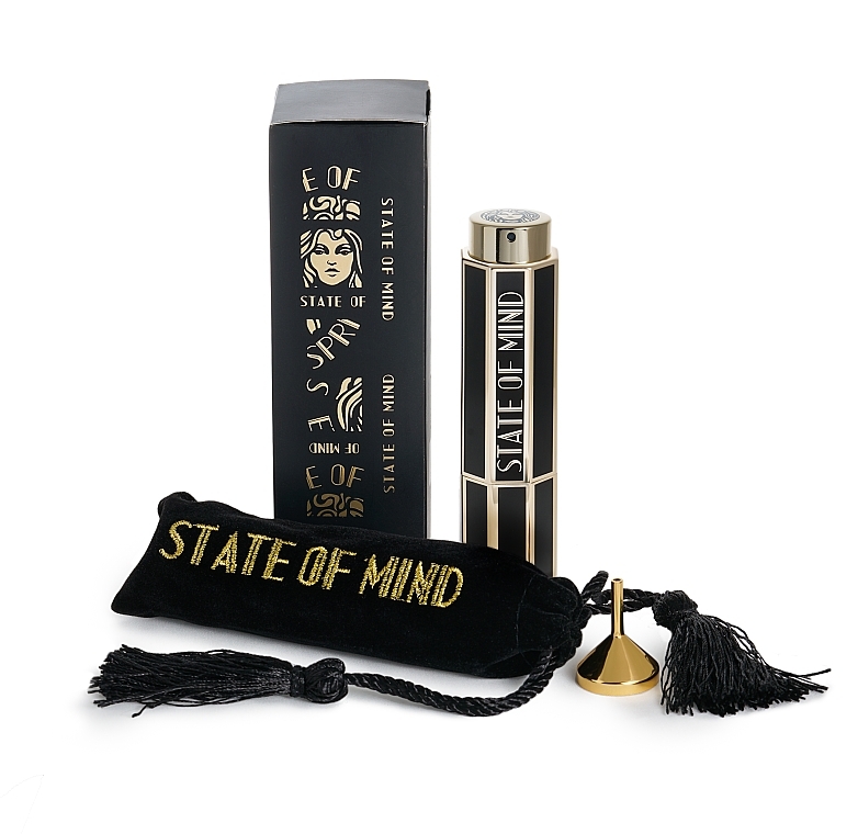 State Of Mind Natural Elegance Purse Spray - Travel Set (edp/20ml+case/1pcs+funnel/1pcs) — photo N1