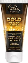 Luxurious Hand & Nail Cream - Celia De Luxe Gold 24K Luxurious Hand & Nail Cream — photo N1