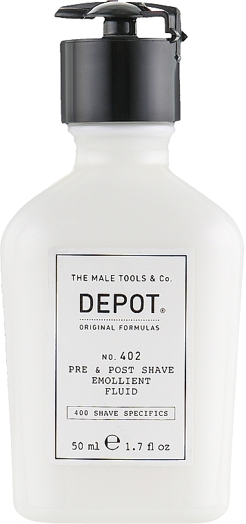 Softening Pre & Post Shave Liquid - Depot Shave Specifics 402 Pre & Post Shave Emollient Fluid — photo N1