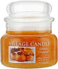 Fragrances, Perfumes, Cosmetics Scented Candle in Jar - Village Candle Orange Cinnamon Glass Jar