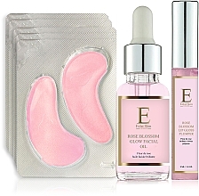 Fragrances, Perfumes, Cosmetics Set - Eclat Skin London Rose Blossom (lip/gloss/8ml + oil/30ml + eye/pads/10pcs)