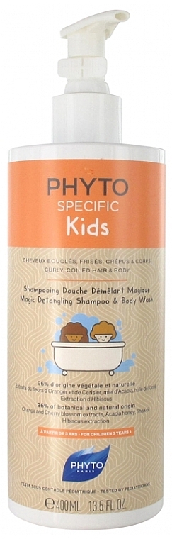 Hair & Body Wash - Phyto Specific Magic Detangling Shower Shampoo — photo N1