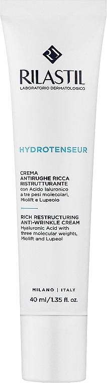 Rich Anti-Wrinkle Cream - Rilastil Hydrotenseur Rich Restructuring Anti-Wrinkle Cream — photo N1