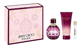 Fragrances, Perfumes, Cosmetics Jimmy Choo Fever - Set (edp/100 ml + b/lot/100 ml + edp/7.5 ml)