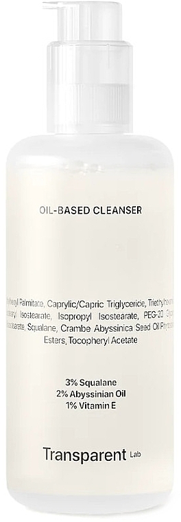 Transparent Lab Oil Based Cleanser - Transparent Lab Oil Based Cleanser — photo N1