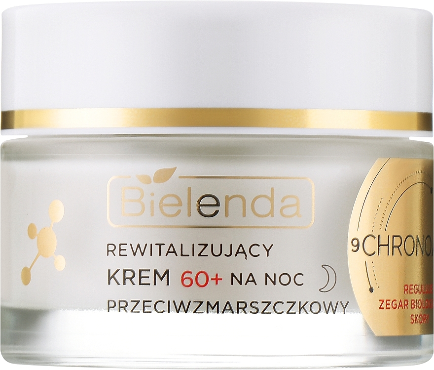 Restoring Night Face Cream 60+ - Bielenda Chrono Age 24H Revitalizing Anti-Wrinkle Night Cream — photo N1