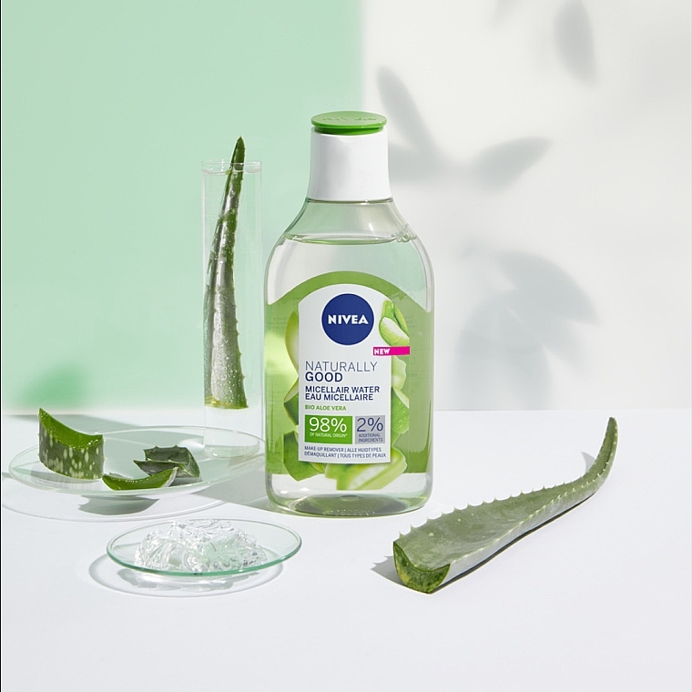 Micellar Water - Nivea Naturally Good Micellar Water Organic Aloe Vera — photo N2