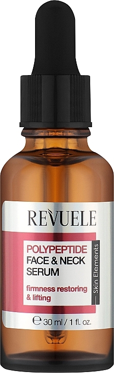 Face & Neck Serum with Peptides - Revuele Polypeptide Face & Neck Serum — photo N1