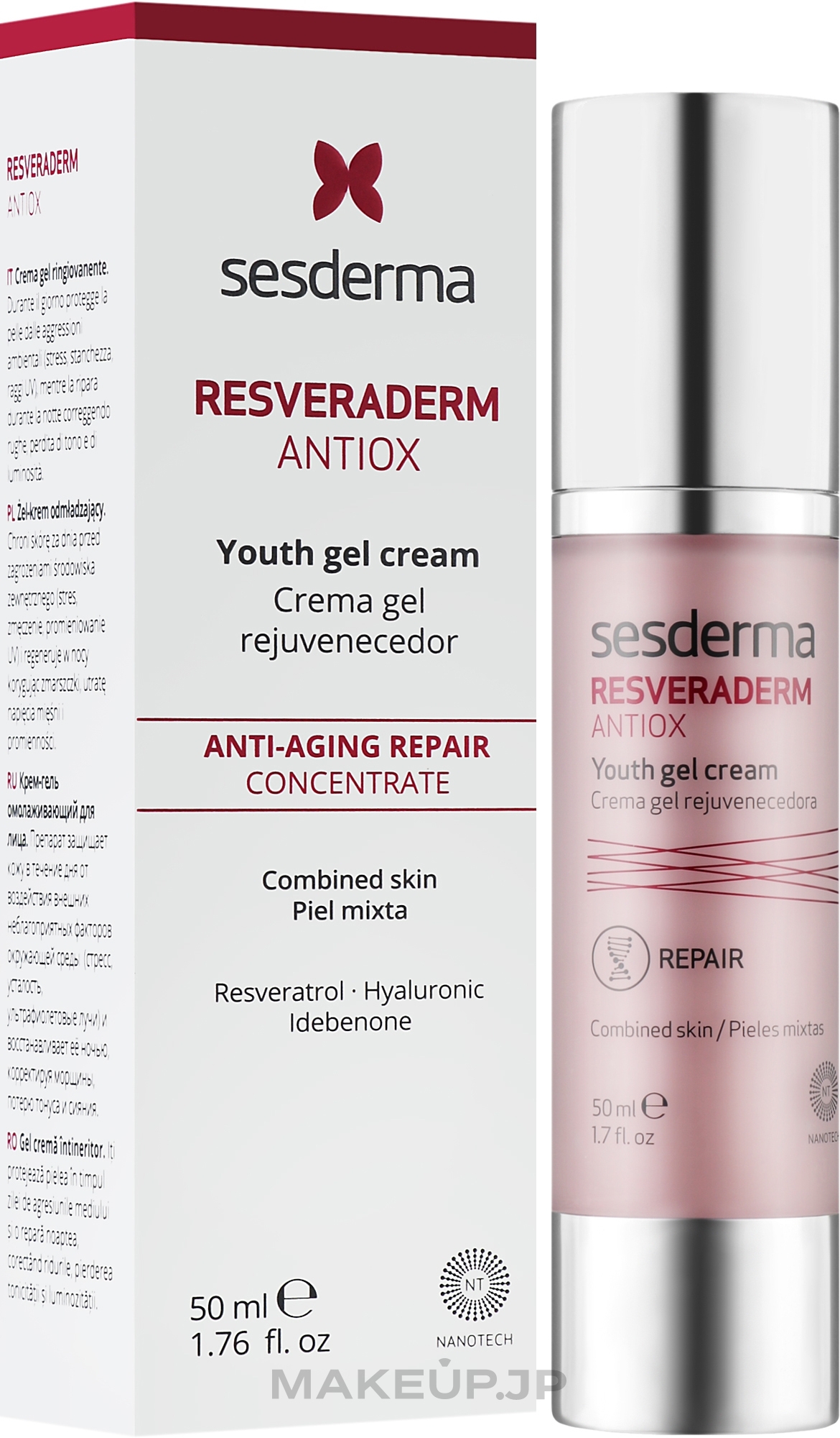 Anti-Age Regenerating Concentrate - SesDerma Laboratories Resveraderm Antiox Concentrated Anti-aging — photo 50 ml