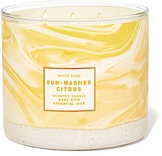 Fragrances, Perfumes, Cosmetics Bath and Body Works Sun-Washed Citrus 3-Wick Candle - Scented Candle