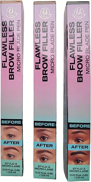 Brow Pen - BH Cosmetics Los Angeles Flawless Brow Filler Pen — photo N3