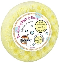 Fragrances, Perfumes, Cosmetics Sponge Soap - Bomb Cosmetics The Land of Milk And Honey Body Buffer Sponge