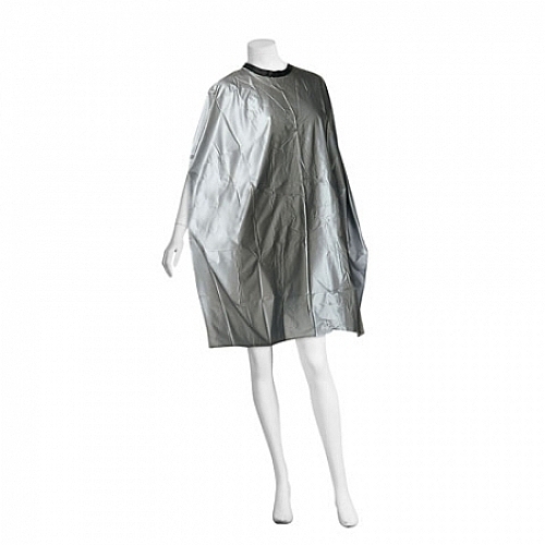 Hairdressing Cape, silver - Comair Plastique — photo N2