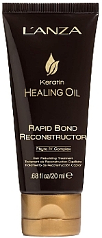 インテンシブ・ヘア・リコンストラクター - L'anza Keratin Healing Oil Rapid Bond Reconstructor — photo N1