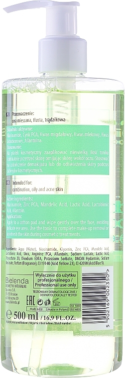 Antibacterial and Normilizing Tonic - Bielenda Professional Face Program Antibacterial & Normalizing Face Tonic — photo N4