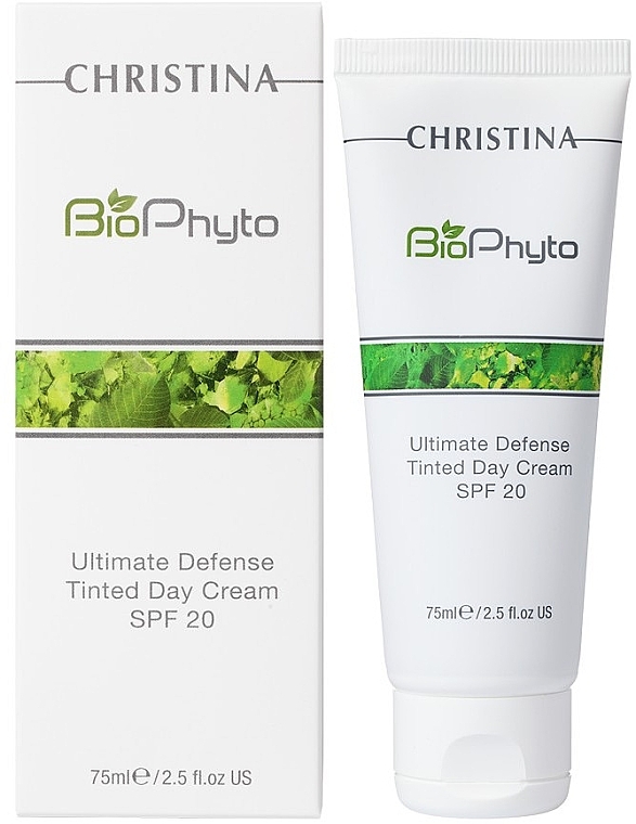 Tinted Day Cream "Absolute Protection" - Christina Bio Phyto Ultimate Defense Tinted Day Cream SPF 20 — photo N9