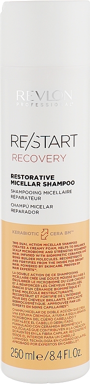 Reconstructing Shampoo - Revlon Professional Restart Recovery Restorative Micellar Shampoo — photo N1