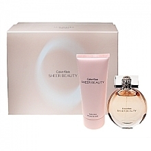 Fragrances, Perfumes, Cosmetics Calvin Klein Sheer Beauty - Set (edt/50ml + b/lot/100ml)