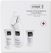 Fragrances, Perfumes, Cosmetics Set - Ziaja Med (h/cr/100ml + emu/400ml + emu/50ml)