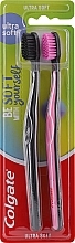 2-Piece Ultra-Soft Toothbrush Set, design 2 - Colgate Ultra Soft — photo N2