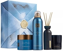 Fragrances, Perfumes, Cosmetics Set - Rituals The Ritual Of Hammam Gift Set (sh/gel/200ml + b/cr/200ml + diff/70ml + candle/140g)