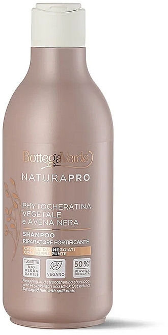 Repairing & Strengthening Shampoo with Black Oat Extract - Bottega Verde Naturapro Repairing And Strengthening Shampoo — photo N1