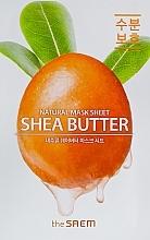 Fragrances, Perfumes, Cosmetics Shea Butter Sheet Mask - The Saem Natural Shea Butter Mask Sheet