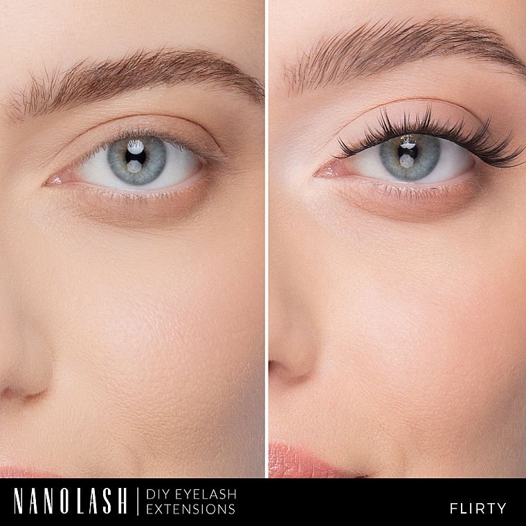 False Lashes - Nanolash Diy Eyelash Extensions Flirty — photo N3