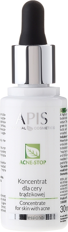 Face Concentrate - APIS Professional Concentrate For Acne Skin — photo N1