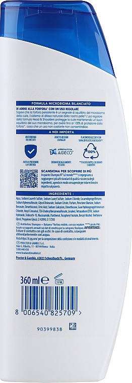 2-in-1 Anti-Dandruff Shampoo "Base Care" - Head & Shoulders Classic Clean — photo N2